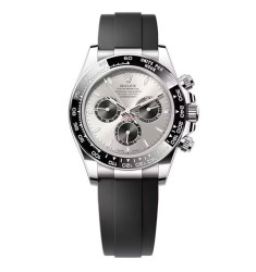 Rolex 126519LN-0006 Cosmograph Daytona White Gold Ceramic Bezel Oysterflex