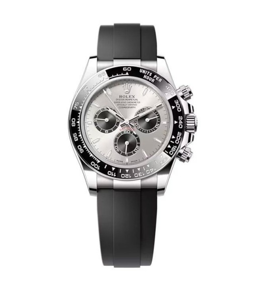 Rolex 126519LN-0006 Cosmograph Daytona White Gold Ceramic Bezel Oysterflex