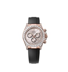 Rolex 126535TBR-0002 Cosmograph Daytona Everose Gold, Baguette, Sundust, Oysterflex, Replica, Cheap, Sale, China, High Quality, AAA
