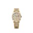 Rolex 128398TBR-0012 Day-Date 36 Yellow Gold Rainbow Baguette Paved President Watch