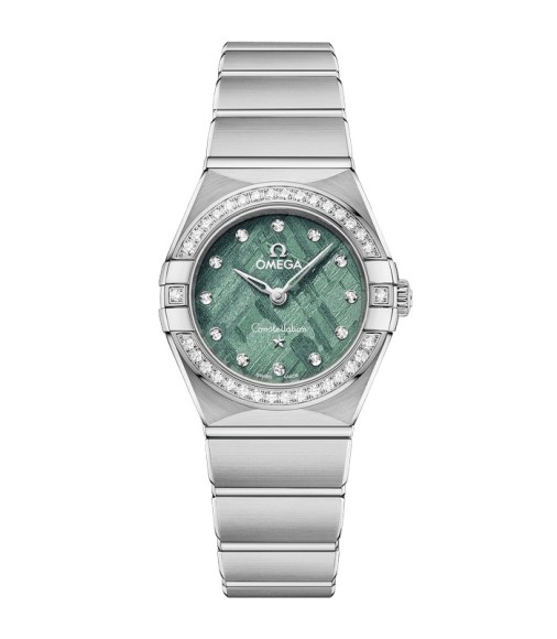 Omega 131.15.25.60.99.001 : Constellation Manhattan 25 Quartz Stainless Steel - Diamond / Green Meteorite Omega 131.15.25.60.99.001 : Constellation Manhattan 25 Quartz Stainless Steel - Diamond / Green Meteorite