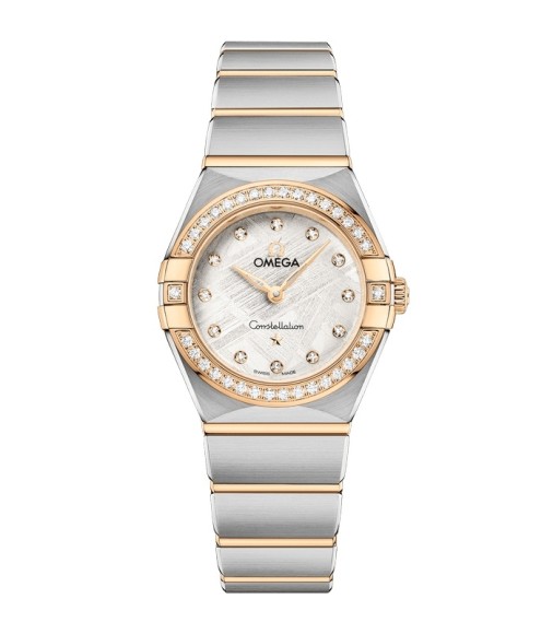 Omega 131.25.25.60.99.002 : Constellation Manhattan 25 Quartz Stainless Steel - Yellow Gold - Diamond / Silver Meteorite