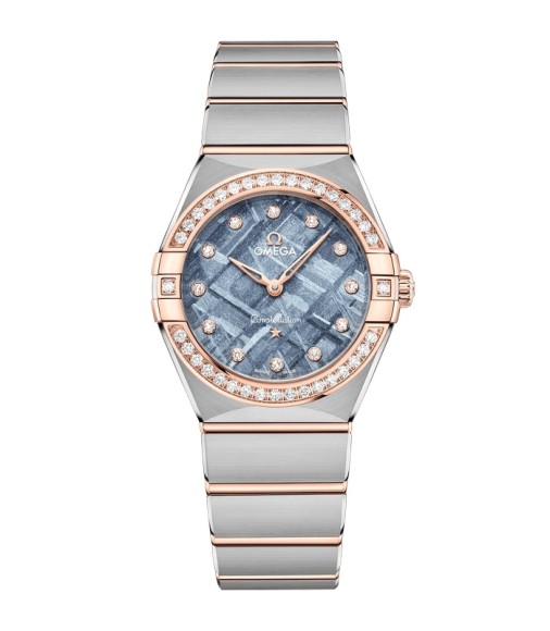 Omega 131.25.28.60.99.001 : Constellation Manhattan 28 Quartz Stainless Steel - Sedna Gold - Diamond / Ice Blue Meteorite Omega 131.25.28.60.99.001 : Constellation Manhattan 28 Quartz Stainless Steel - Sedna Gold - Diamond / Ice Blue Meteorite