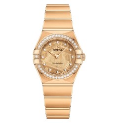 Omega 131.55.25.60.99.003 : Constellation Manhattan 28 Quartz Yellow Gold - Diamond / Moonshine Meteorite Omega 131.55.25.60.99.003 : Constellation Manhattan 28 Quartz Yellow Gold - Diamond / Moonshine Meteorite