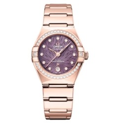 Omega 131.55.29.20.60.001 : Constellation Manhattan 29 Co-Axial Master Chronometer Moonshine Gold - Diamond / Purple Supernova Omega 131.55.29.20.60.001 : Constellation Manhattan 29 Co-Axial Master Chronometer Moonshine Gold - Diamond / Purple Supernova