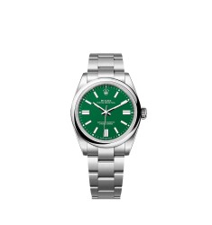 Rolex 134300-0004 Oyster Perpetual 41 Stainless Steel Green Watch