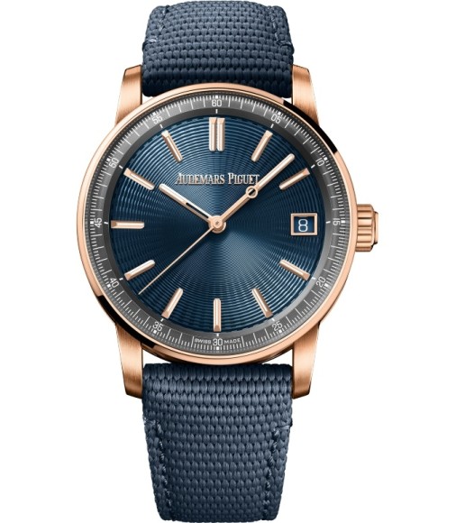 Audemars Piguet CODE 11.59 Automatic Pink Gold Blue Watch 2024