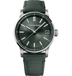 Audemars Piguet CODE 11.59 Automatic Stainless Steel Green Fabric Watch 15210ST.OO.A056KB.01