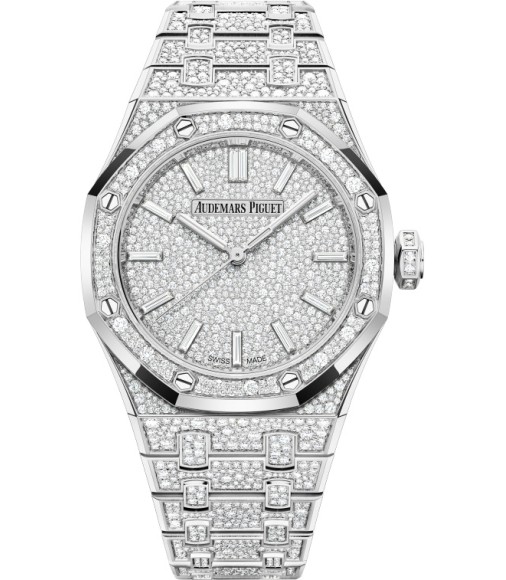 Audemars Piguet Royal Oak Selfwinding 37 White Gold Snow-Set 15552BC.ZZ.1358BC.01
