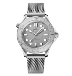 Omega 210.30.42.20.06.002 : Seamaster Diver 300M No-Date Master Co-Axial 42 Stainless Steel - Titanium / Grey / Bracelet