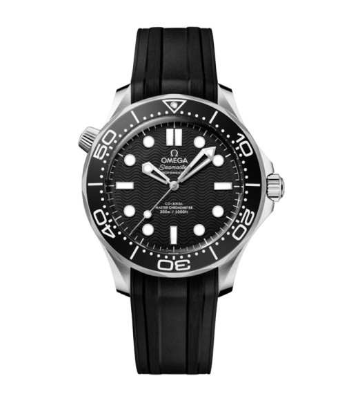 Omega 210.32.42.20.01.003 : Seamaster Diver 300M No-Date Master Co-Axial 42 Stainless Steel / Black / Rubber