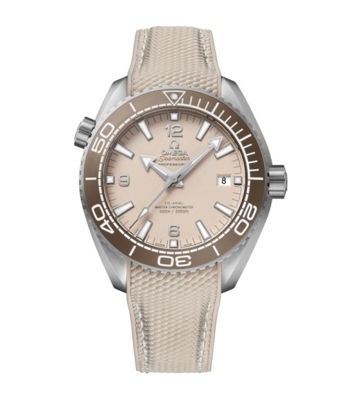 Omega 215.32.44.21.09.001 : Seamaster Planet Ocean 600M Co-Axial 43.5 Master Chronometer Stainless Steel / Beige / Rubber Omega 215.32.44.21.09.001 : Seamaster Planet Ocean 600M Co-Axial 43.5 Master Chronometer Stainless Steel / Beige / Rubber