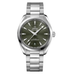 Omega 220.10.38.20.10.003 : Seamaster Aqua Terra 150M Master Chronometer 38 Stainless Steel / Green / Bracelet