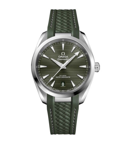 Omega 220.12.38.20.10.001 : Seamaster Aqua Terra 150M Master Chronometer 38 Stainless Steel / Green / Rubber