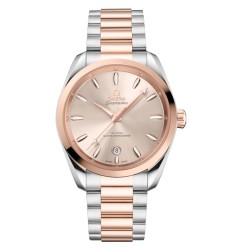 Omega 220.20.38.20.09.001 : Seamaster Aqua Terra 150M Shades Master Chronometer 38 Stainless Steel - Sedna Gold / Linen / Bracelet Omega 220.20.38.20.09.001 : Seamaster Aqua Terra 150M Shades Master Chronometer 38 Stainless Steel - Sedna Gold / Linen / Bracelet