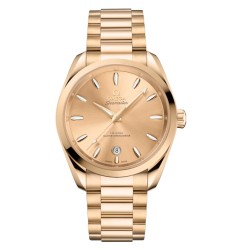 Omega 220.50.38.20.08.001 : Seamaster Aqua Terra 150M Shades Master Chronometer 38 Moonshine Gold / Champagne / Bracelet Omega 220.50.38.20.08.001 : Seamaster Aqua Terra 150M Shades Master Chronometer 38 Moonshine Gold / Champagne / Bracelet