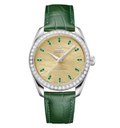 Omega 220.58.38.20.99.008 : Seamaster Aqua Terra 150M Master Chronometer 34 Canopus Gold - Diamond / Champagne