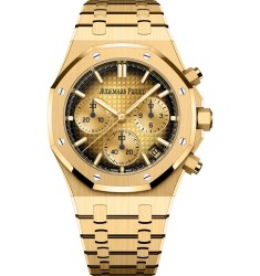 Audemars Piguet Royal Oak Chronograph 41 Yellow Gold Smoked Champagne