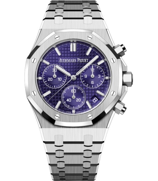 Audemars Piguet Royal Oak Chronograph 41 White Gold Purple