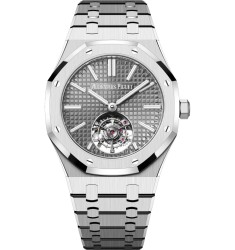 Audemars Piguet 26730ST.OO.1320ST.06 Royal Oak Self-Winding Flying Tourbillon Stainless Steel Grey Watch