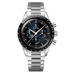 Omega 310.30.40.50.06.001 : Speedmaster First Omega in Space Master Chronometer Stainless Steel / Blue-Grey / Bracelet