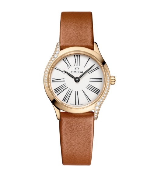 Omega 428.57.26.60.04.004 : Mini Trésor Quartz 26 Moonshine Gold - Diamond / White Enamel Omega 428.57.26.60.04.004 : Mini Trésor Quartz 26 Moonshine Gold - Diamond / White Enamel