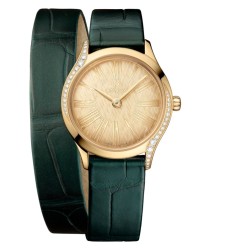 Omega 428.58.26.60.99.002 : Mini Trésor Quartz 26 Moonshine Gold - Diamond / Moonshine Gold / Double Tour