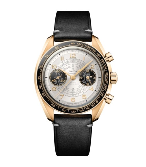 Omega 522.62.43.51.02.001 : Speedmaster Chronoscope Master Chronometer Olympic Games Paris 2024 Moonshine Gold / Silver