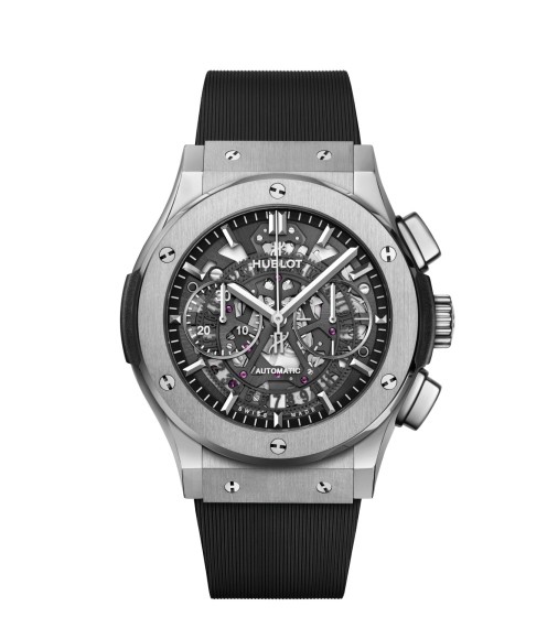 Hublot 525.NX.0170.RX : Classic Fusion 45 Aerofusion Chronograph Titanium / Black / Rubber Hublot 525.NX.0170.RX : Classic Fusion 45 Aerofusion Chronograph Titanium / Black / Rubber