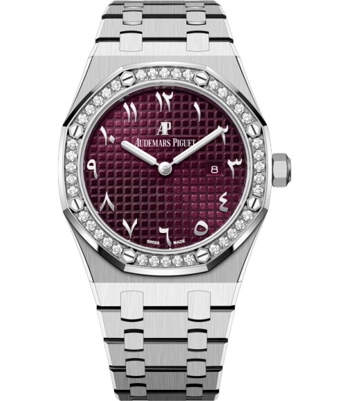 Audemars Piguet Royal Oak 67651BC.ZZ.1261BC.01 - White Gold Purple Dial Eastern Arabic