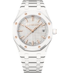 Audemars Piguet Royal Oak 77350CB.OO.1266CB.01 White Ceramic Watch