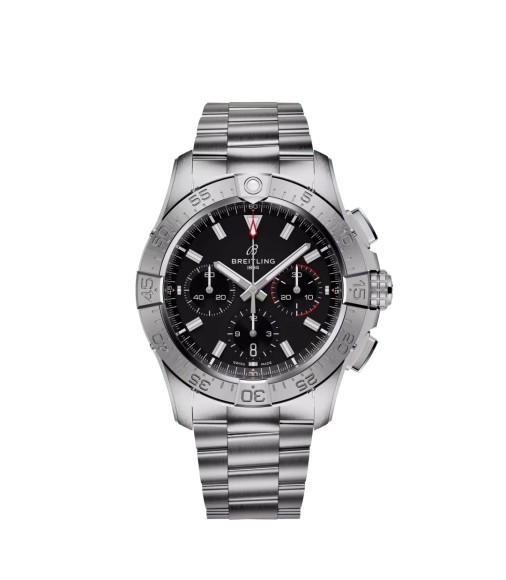 Breitling AB0146101B1A1 : Avenger B01 Chronograph 42 Stainless Steel / Black / Bracelet