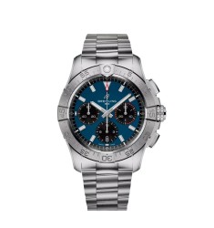 Breitling AB0146101C1A1 : Avenger B01 Chronograph 42 Stainless Steel / Blue / Bracelet