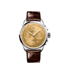Breitling AB0930F51H1P1 : Premier Heritage B09 Chronograph 40 Stainless Steel / Champagne