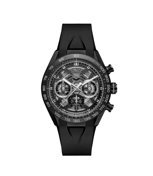 TAG Heuer CBU2080.FT6272 : Carrera Chronograph Extreme Sport DLC Titanium - Ceramic / Black / Rubber