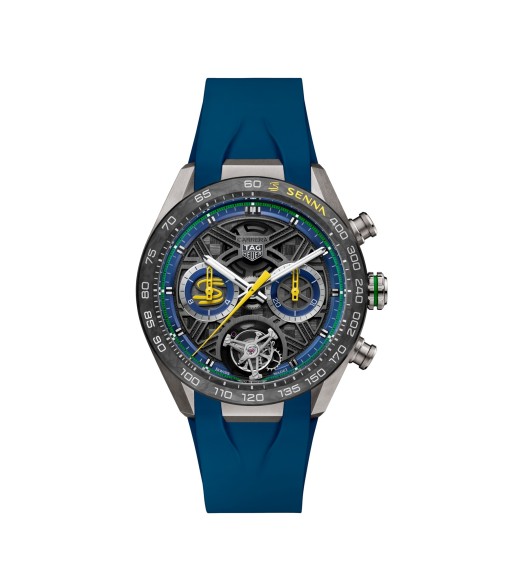 TAG Heuer CBU5081.FT6274 : Carrera Chronograph Tourbillon Extreme Sport Ayrton Senna