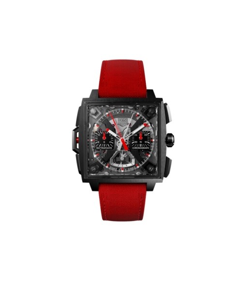 TAG Heuer CBW2181.FC8322 : Monaco Split-Seconds Chronograph Racing Red