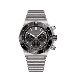 Breitling EB0136251M1E1 : Super Chronomat B01 44 Titanium / Grey / Rouleaux