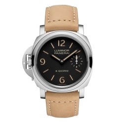 Panerai PAM01655 : Luminor Destro 44 8 Giorni Stainless Steel / Black