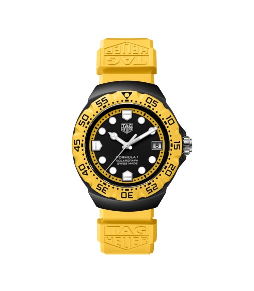 TAG Heuer WBY1117.FT8087 : Formula 1 Solargraph 38 Black Polylight / Black / Rubber