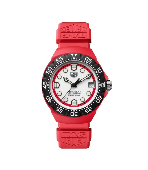TAG Heuer WBY1161.FT8086 : Formula 1 Solargraph 38 Red Polylight / White / Rubber