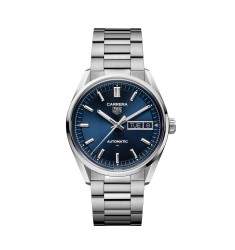 TAG Heuer WDA2112.BA0043 : Carrera Day Date Stainless Steel / Blue / Bracelet TAG Heuer WDA2112.BA0043 : Carrera Day Date Stainless Steel / Blue / Bracelet