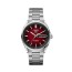 TAG Heuer WDA2113.BA0043 : Carrera Day Date Stainless Steel / Smokey Red / Bracelet