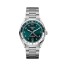 TAG Heuer WDA2114.BA0043 : Carrera Twin Time Stainless Steel / Teal Green / Bracelet