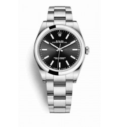 Rolex Oyster Perpetual 39 Oystersteel 114300 Black Dial Watch