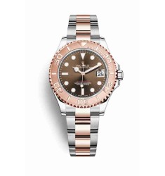 Rolex Yacht-Master 37 Everose Rolesor Oystersteel Everose gold 268621 Chocolate Dial Watch