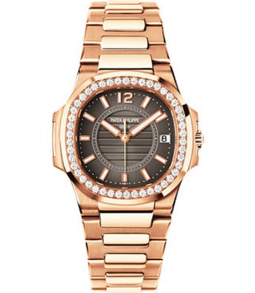 Patek Philippe 18kt Rose Gold Diamond Ladies Watch Replica 7010-1R-011