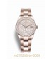 Replica Rolex Datejust 31 18k Everose gold 278285RBR