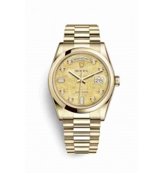 Rolex Day-Date 36 18 ct yellow gold 118208