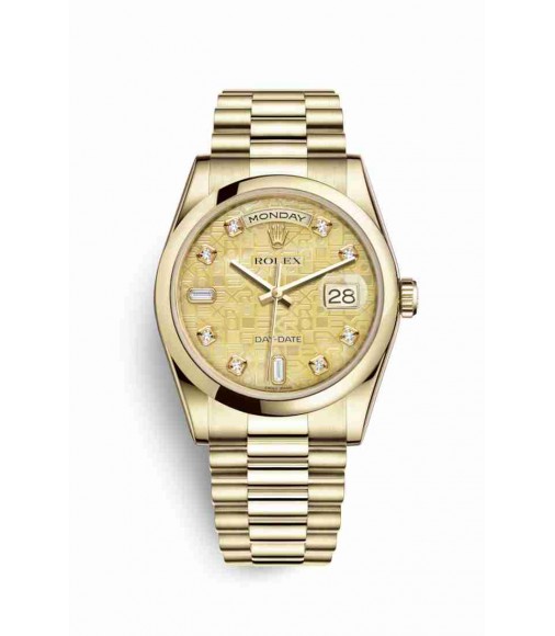 Rolex Day-Date 36 18 ct yellow gold 118208